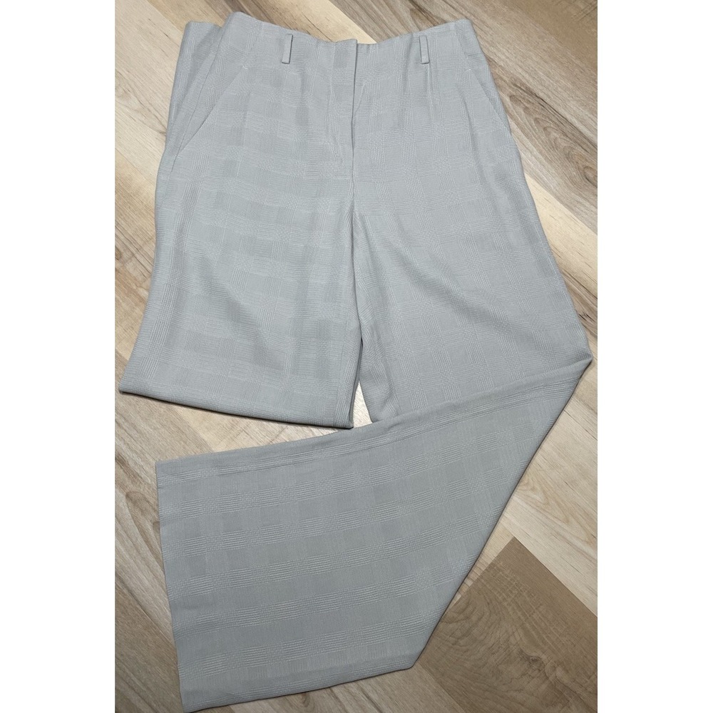 Lafayette 148 NY High Waist Trouser Pants‎ Womens 0 Light Tan Wide Leg